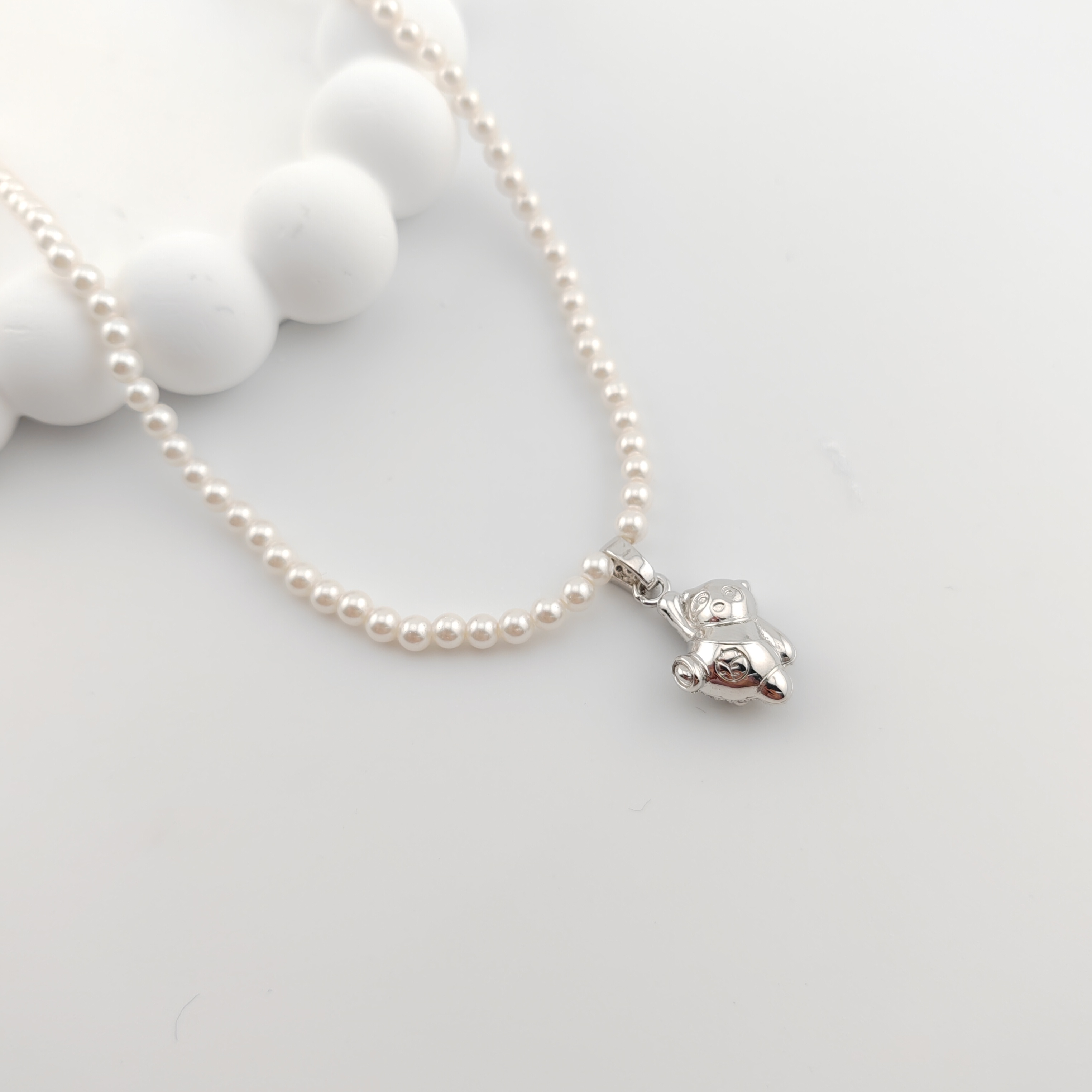 XUPING/旭平首饰 合金仿珍珠项链 【参与满赠】小熊 GDQ X000967286