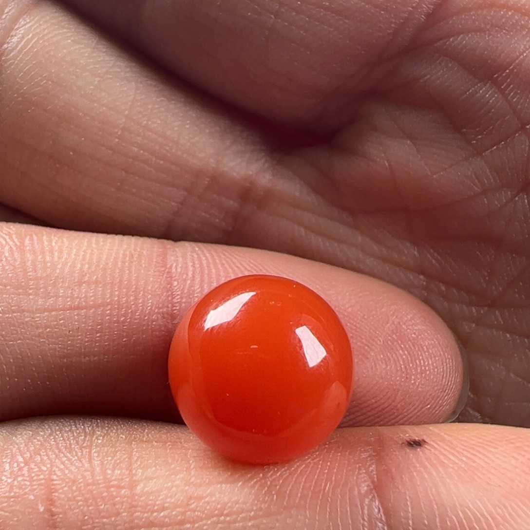 南红玛瑙圆珠11.9未镶嵌