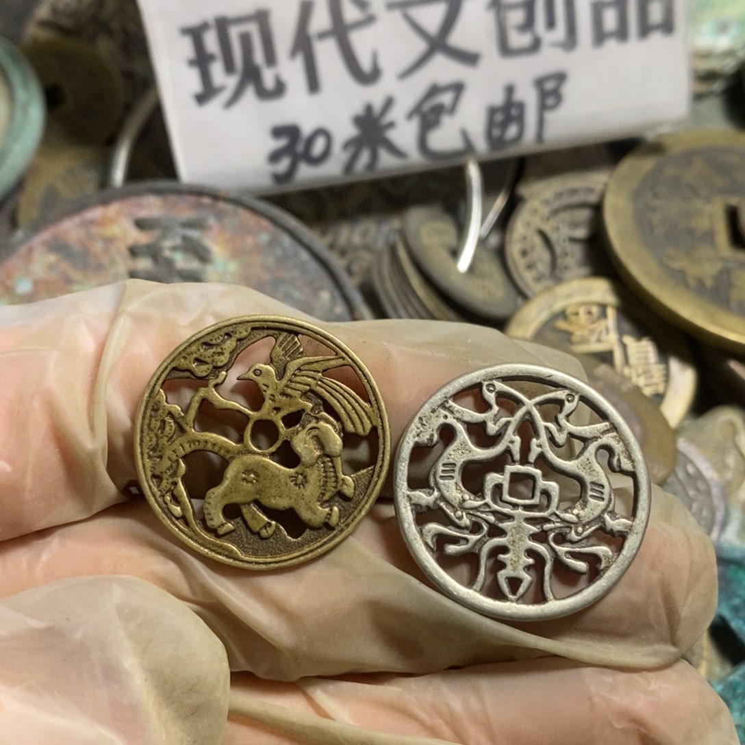 铜现代工艺品学习币