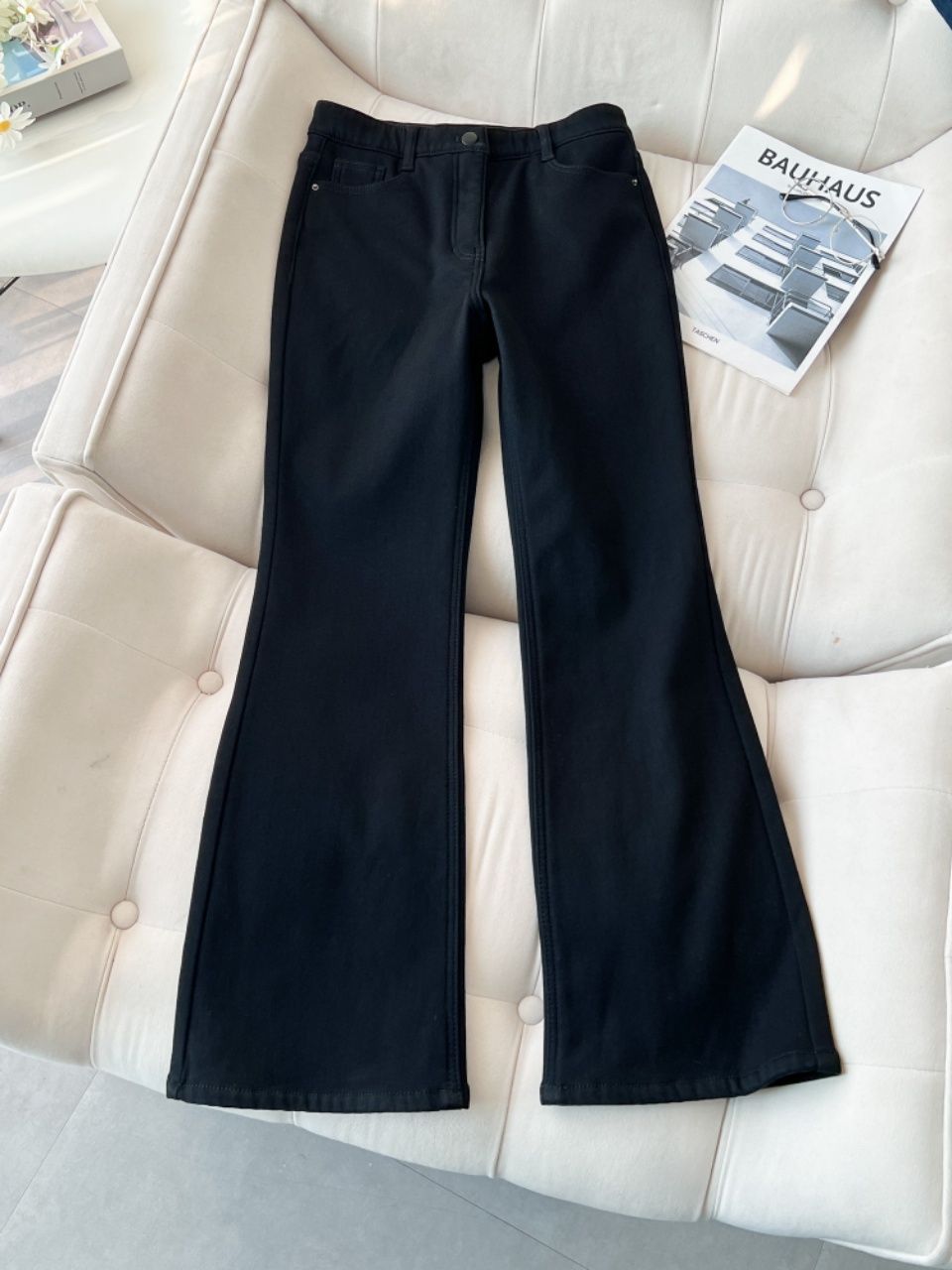 “筷子腿”【YLANGENE】加绒简约百搭牛仔裤7739YT