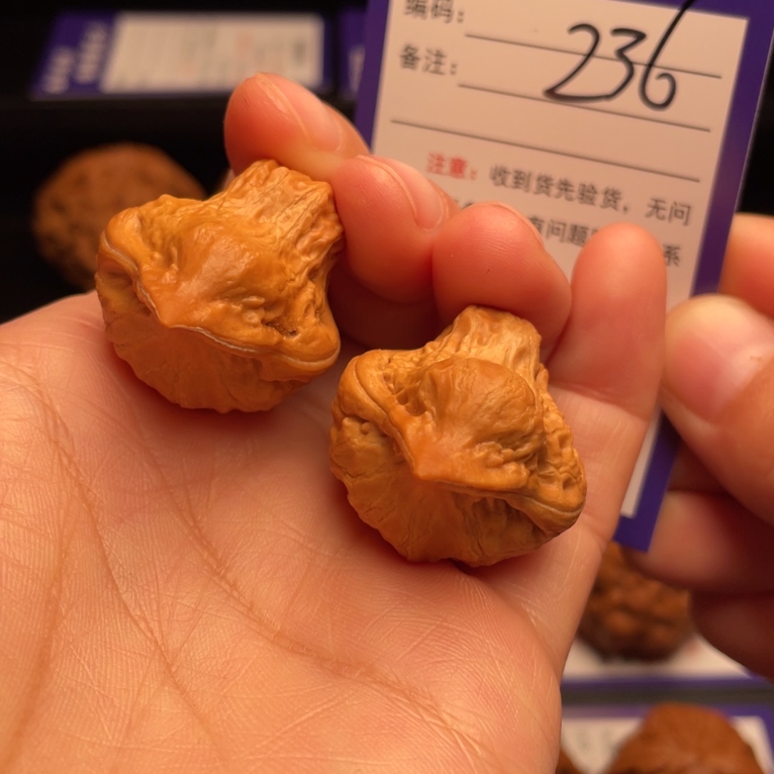 文玩核桃把件小鸟