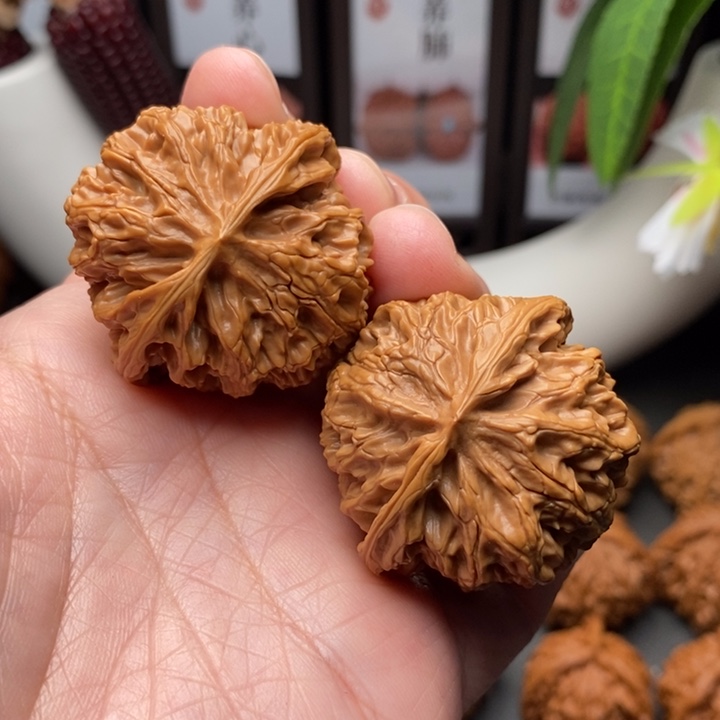 文玩核桃把件汉***角苹果园41