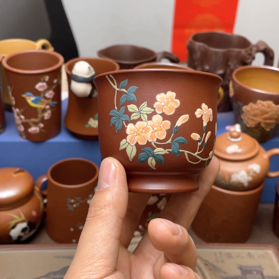 紫砂茶杯紫砂主人杯150cc