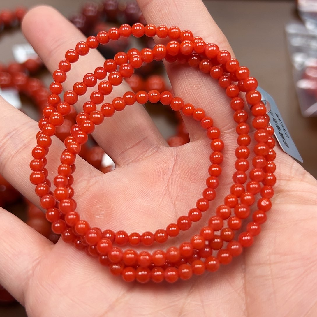 南红玛瑙未镶嵌手链