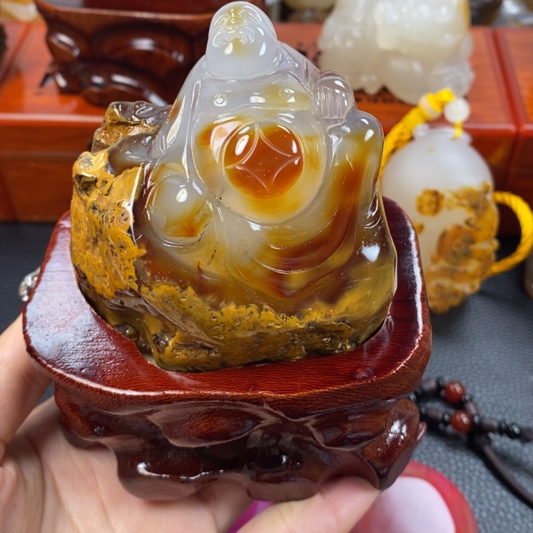 玛瑙/玉髓手把未镶嵌