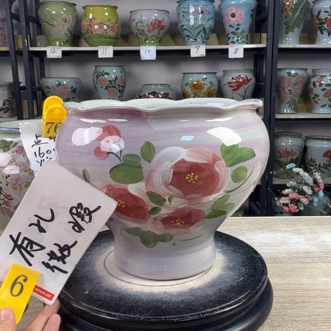 罐1tc景德镇陶瓷花盆