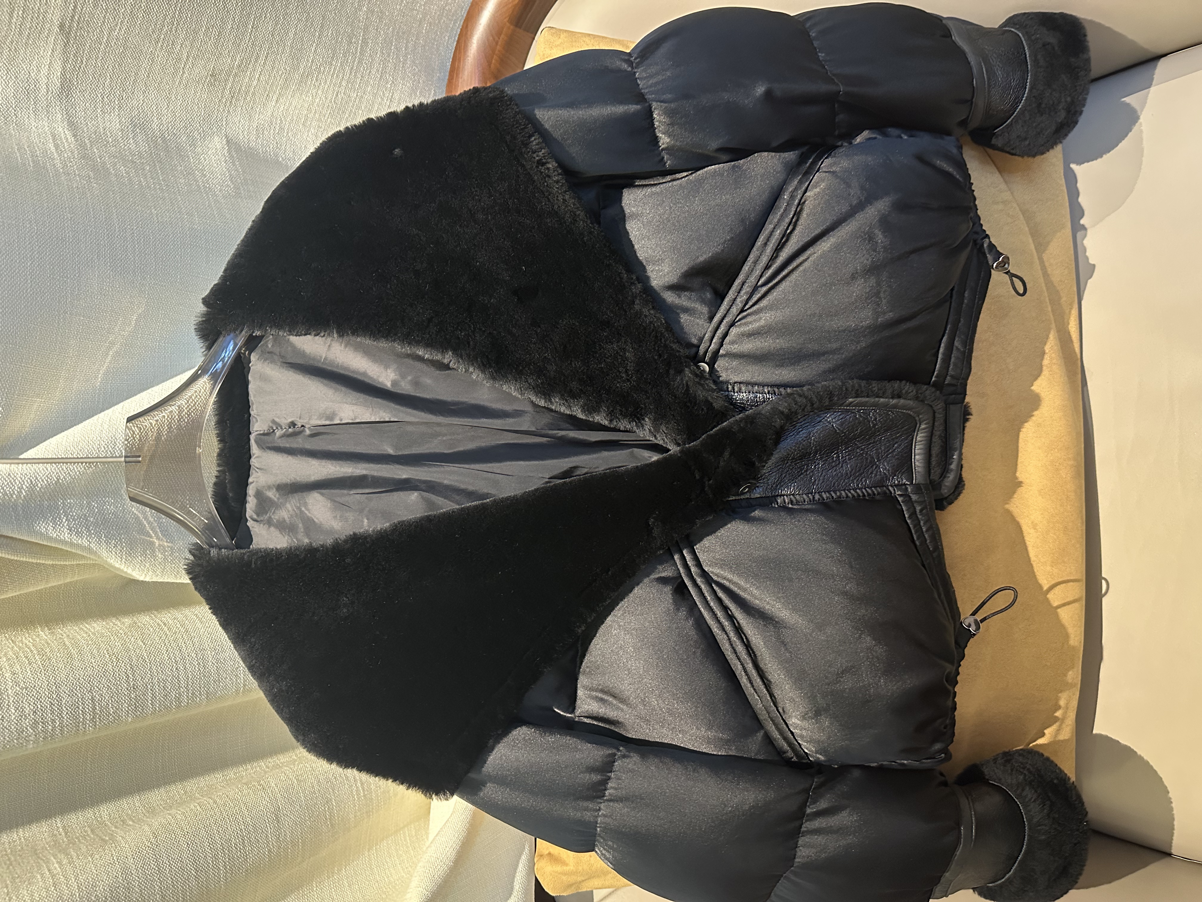 爆款冬季【狂欢之夜】大翻领鹅绒外套显瘦气质