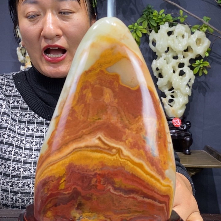 石材精品古青石摆件