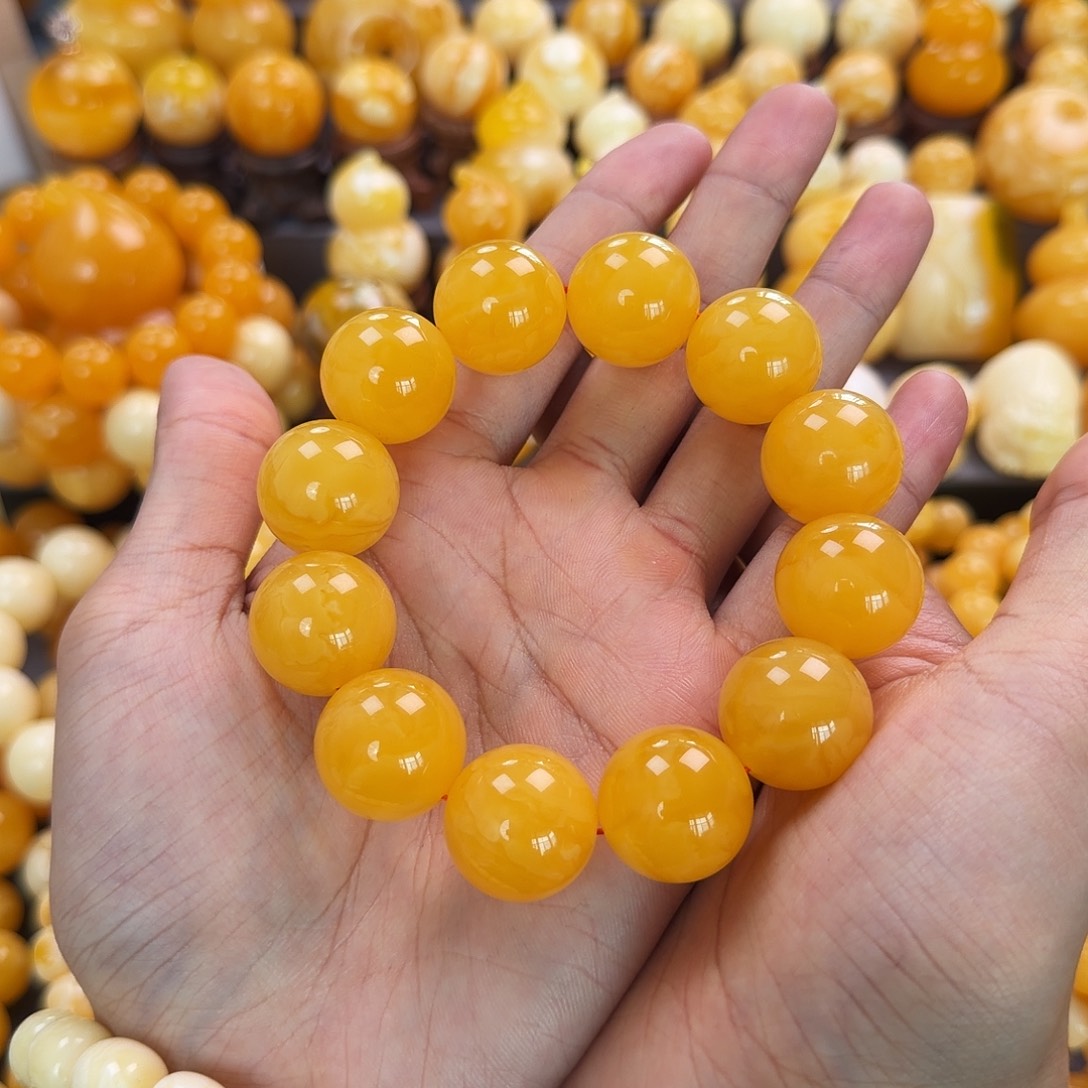 琥珀未镶嵌珠宝奇石20mm同料