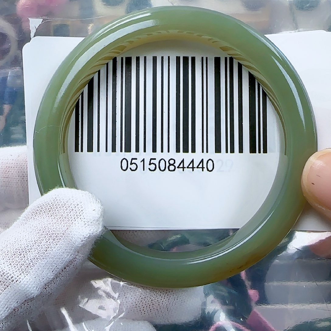 和田玉手镯未镶嵌5354