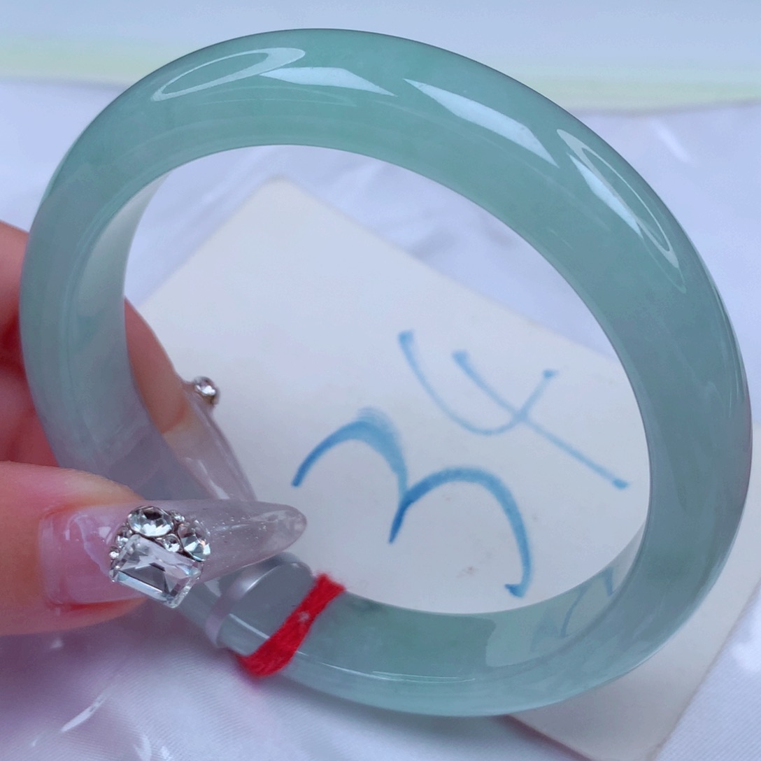 翡翠手镯未镶嵌天然缅甸翡翠A货手镯