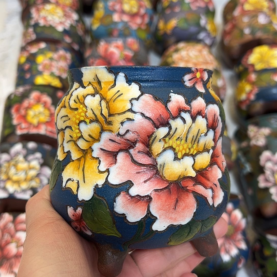 景德镇陶瓷花盆景德镇陶瓷花盆