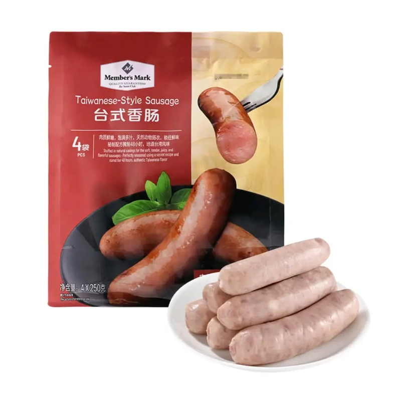 「Members Mark/山姆」台式香肠（250g*4）顺丰冷运泡面搭档