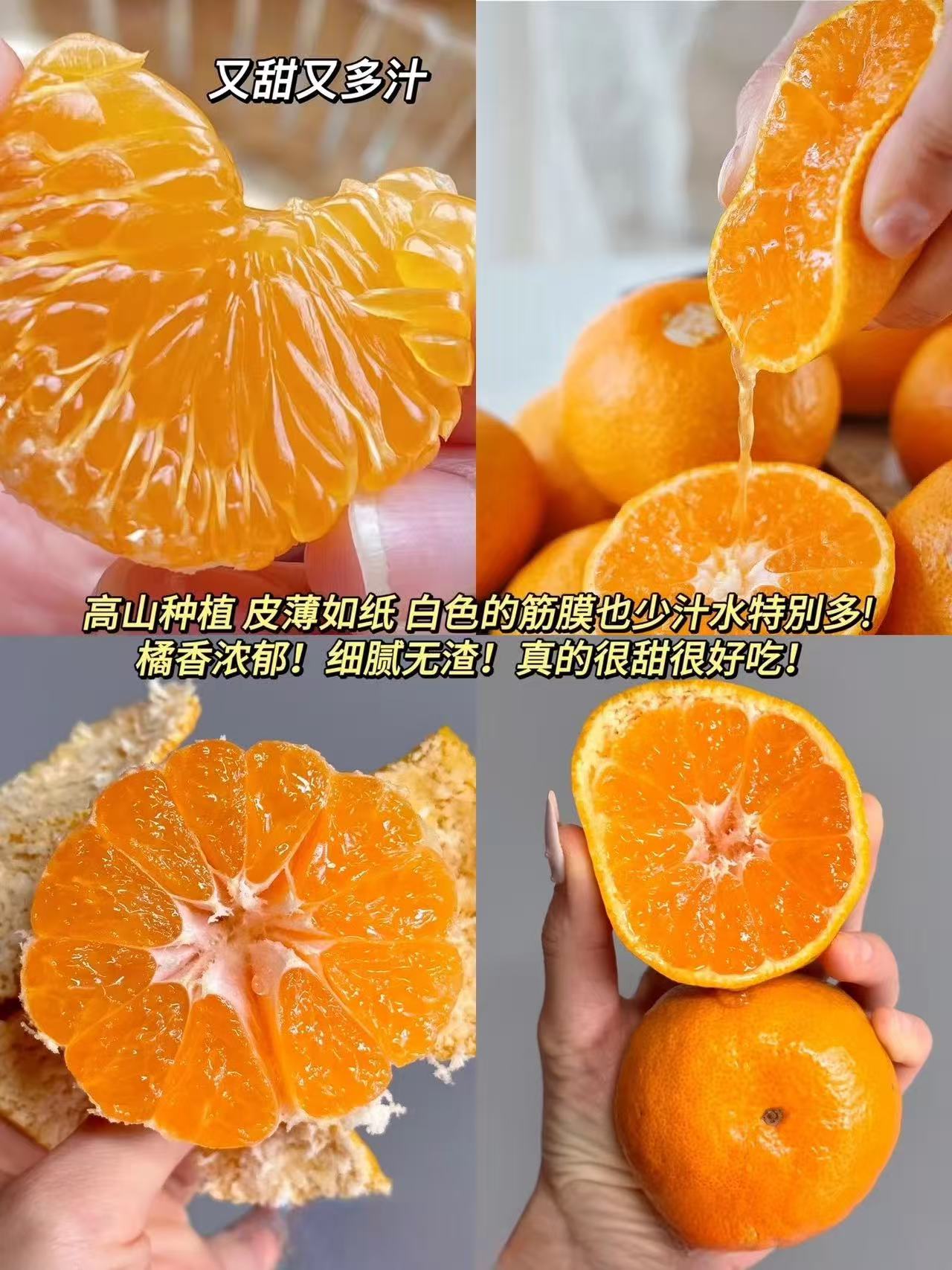 【精品礼盒正宗涌泉蜜桔新鲜现摘香甜多汁应季水果