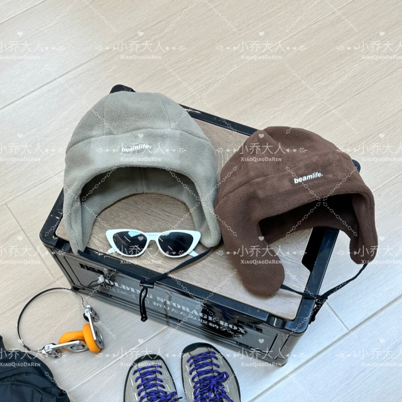 【绒耳护卫】韩版情侣款保暖防风帽/秋冬包头摇粒绒护耳帽C2504