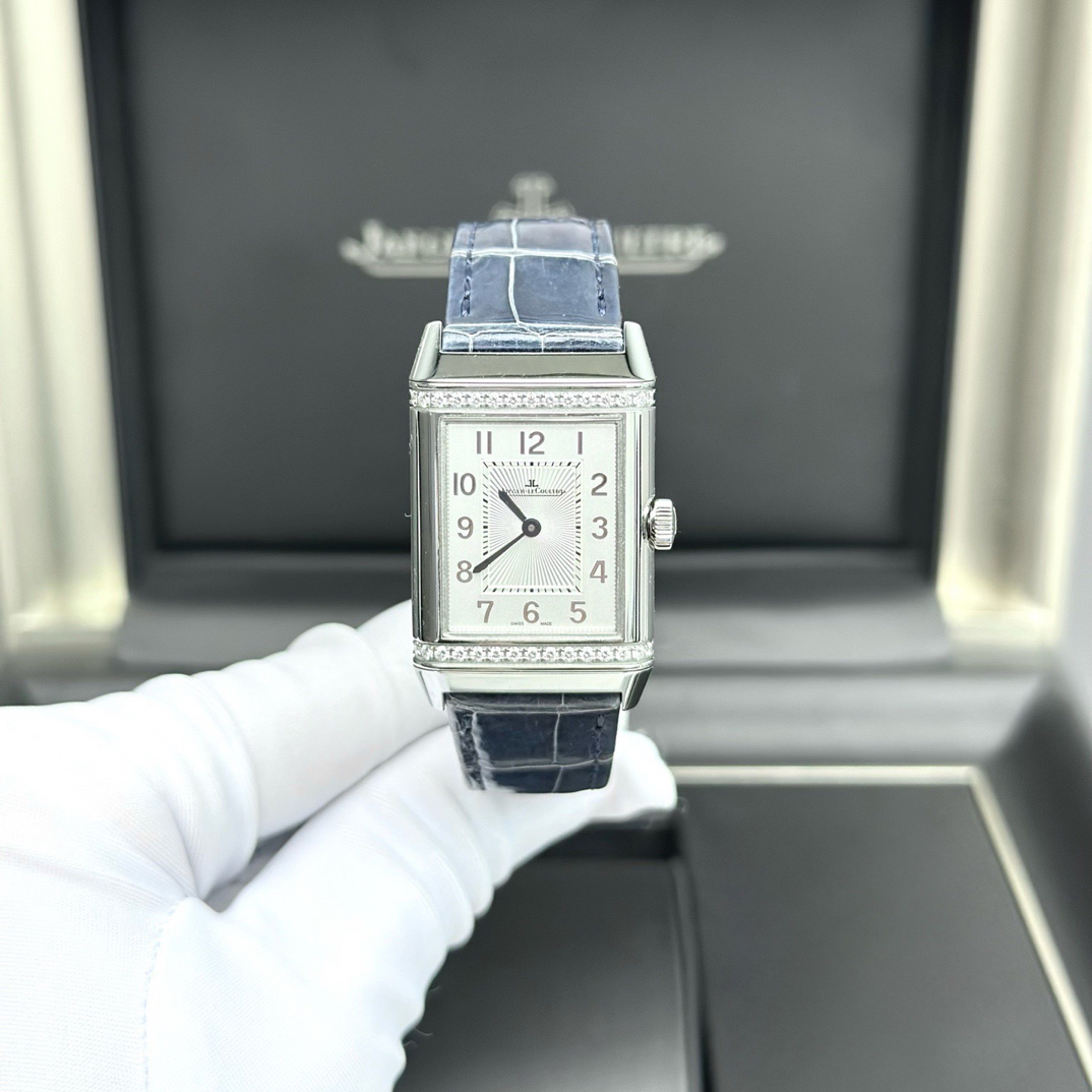 99新 Jaeger-LeCoultre/积家 Q2578480翻转系列精钢原钻银全套23