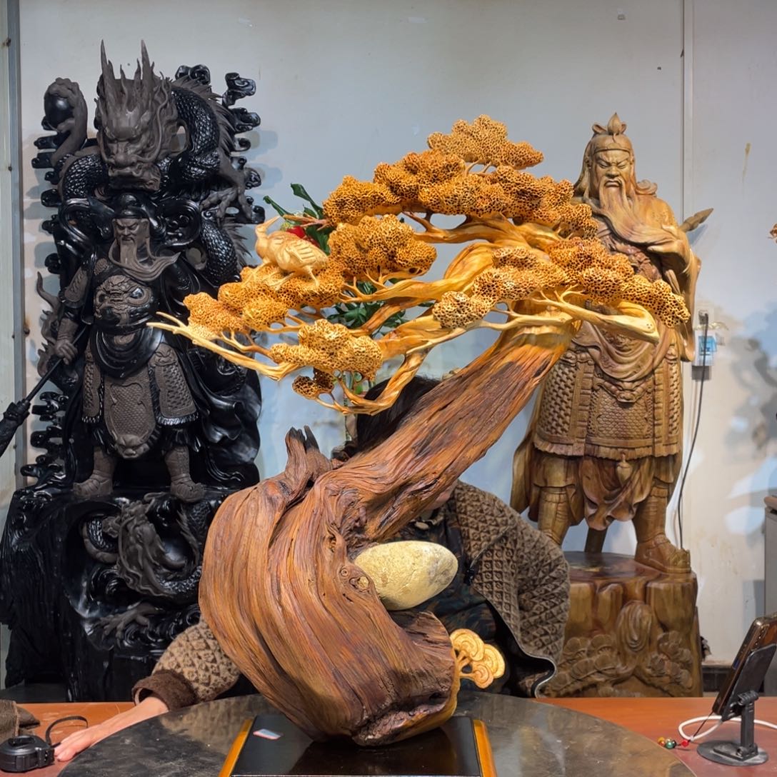 香榧木崖柏迎客松精品