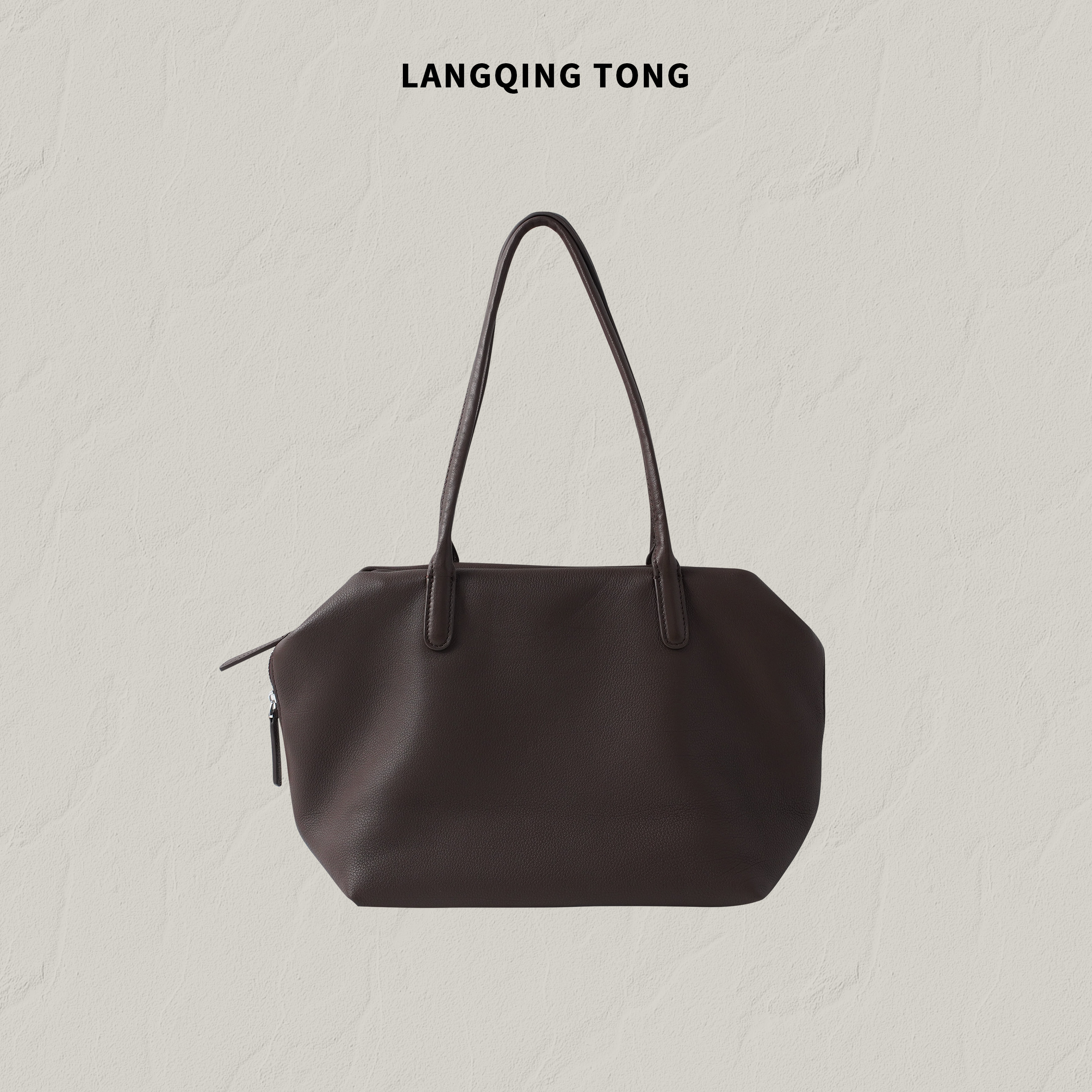 LANGQING 复古经典高品质羊皮手提包46896#