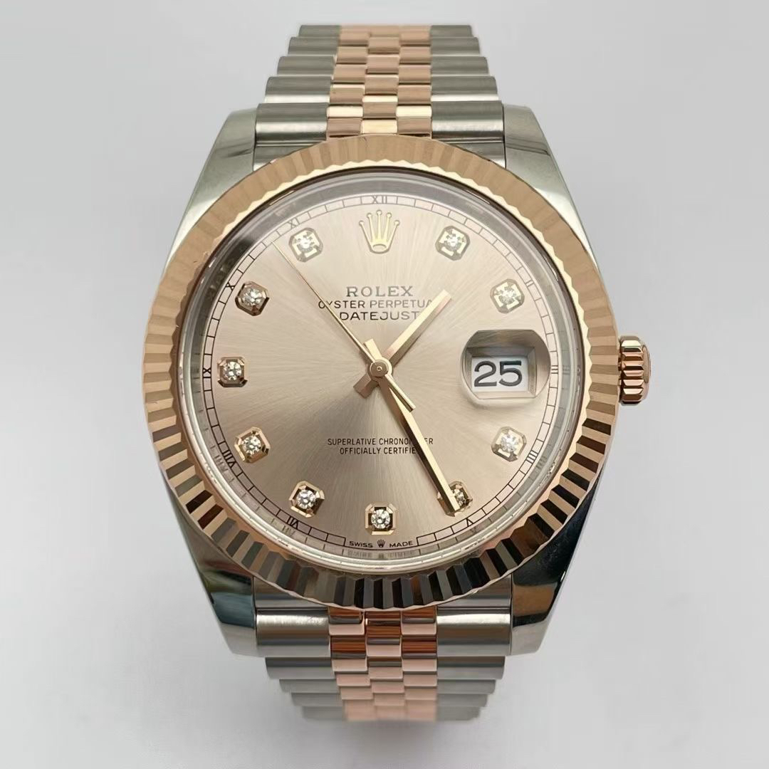 95新 Rolex/劳力士 日志/23年送礼品全套/18k玫瑰金/m126331-0008