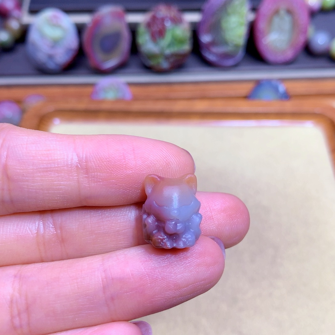 挂件玛瑙未镶嵌盐源