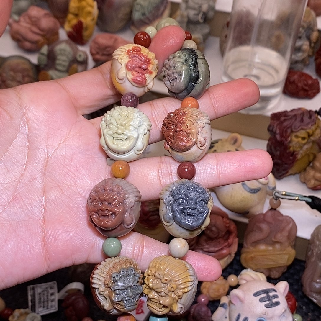 石英质玉（阿拉善玉）未镶嵌手链