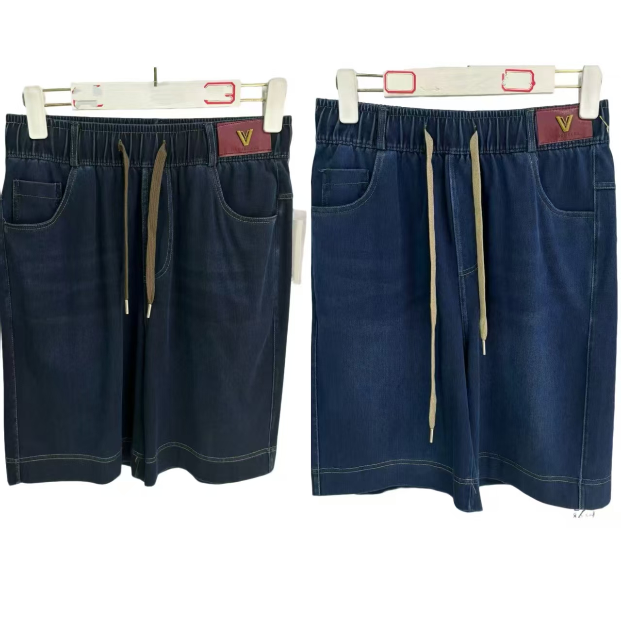 8634-V标软牛仔五分休闲短裤（颜色任意）