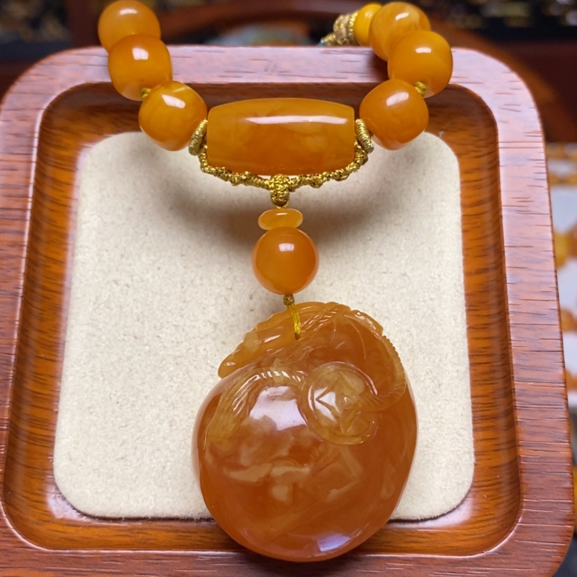 【闪购商品】蜜蜡颈饰未镶嵌项链