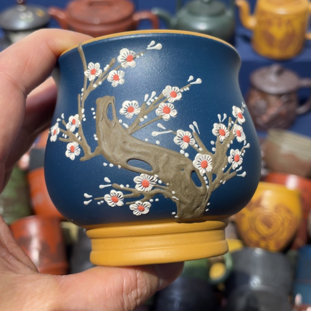 原矿紫砂手工主人杯