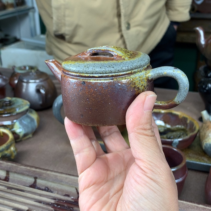 紫砂柴烧纯自然柴烧