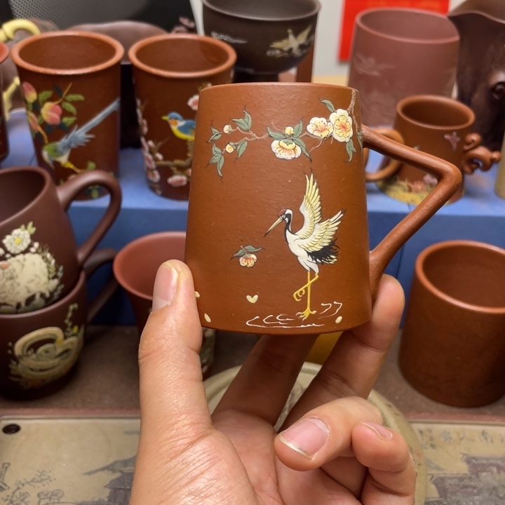 紫砂茶杯紫砂主人杯150cc