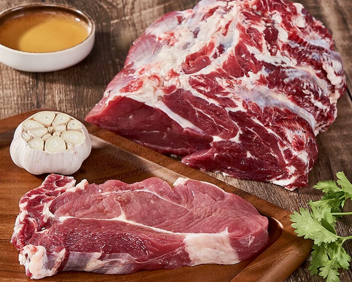 【鲜切牛上脑】煎烤涮三重鲜/鲜嫩多汁/火锅必备/顺丰包邮