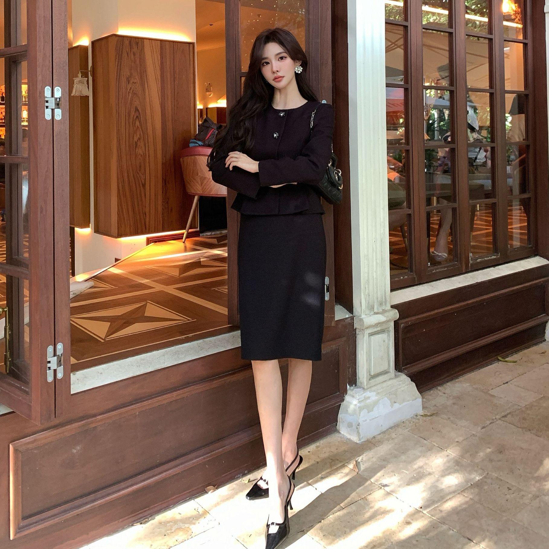 【清波老师专享】2025年小香风显瘦精致上衣MOGD09WJK063B11