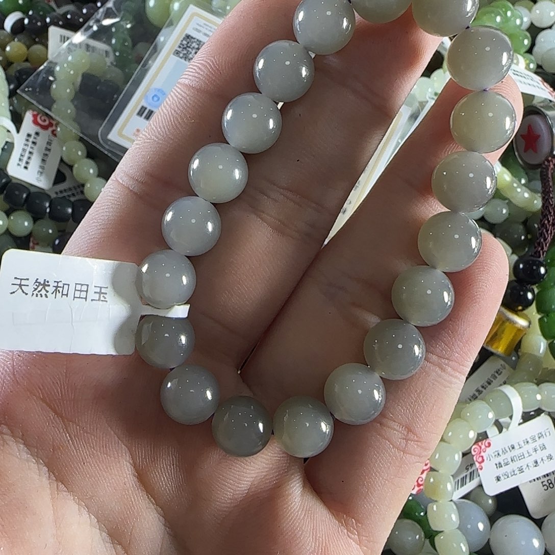 和田玉手链未镶嵌320