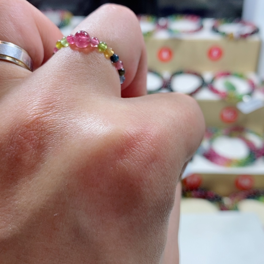 碧玺手链未镶嵌多样性发一条