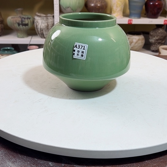 瓶高17口12 陶瓷花瓶摆件。371