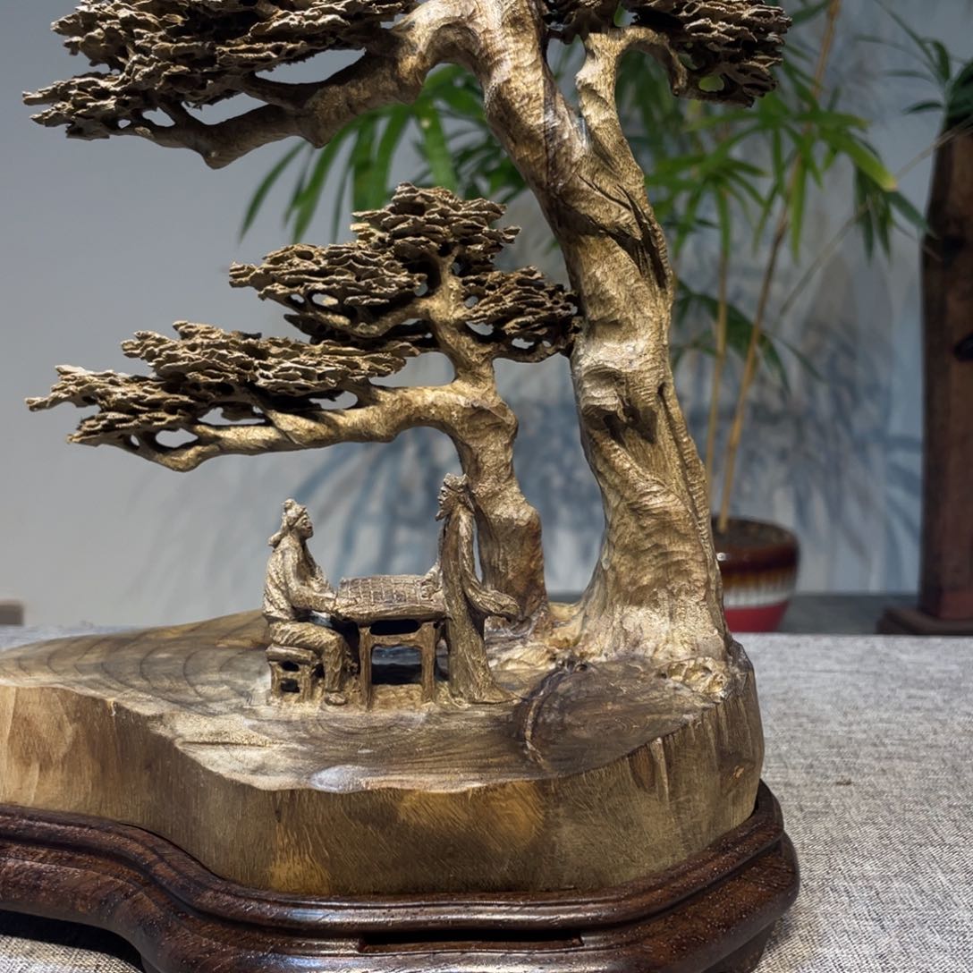 （***店阴沉木摆件香炉摆件