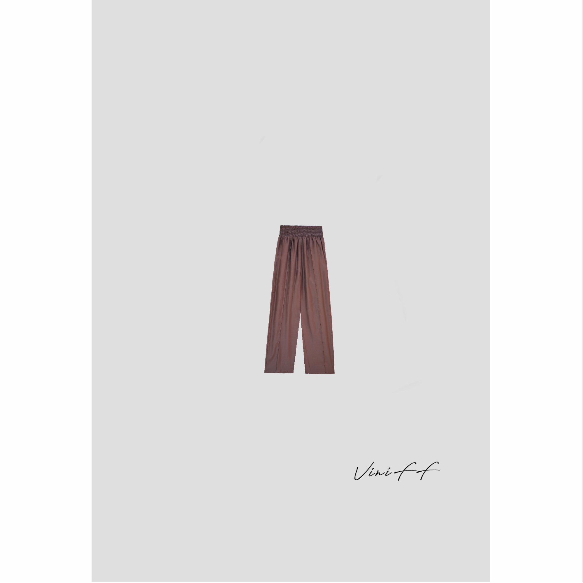 ViniFF薇妮｜高腰宽松设计感阔腿裤K230515