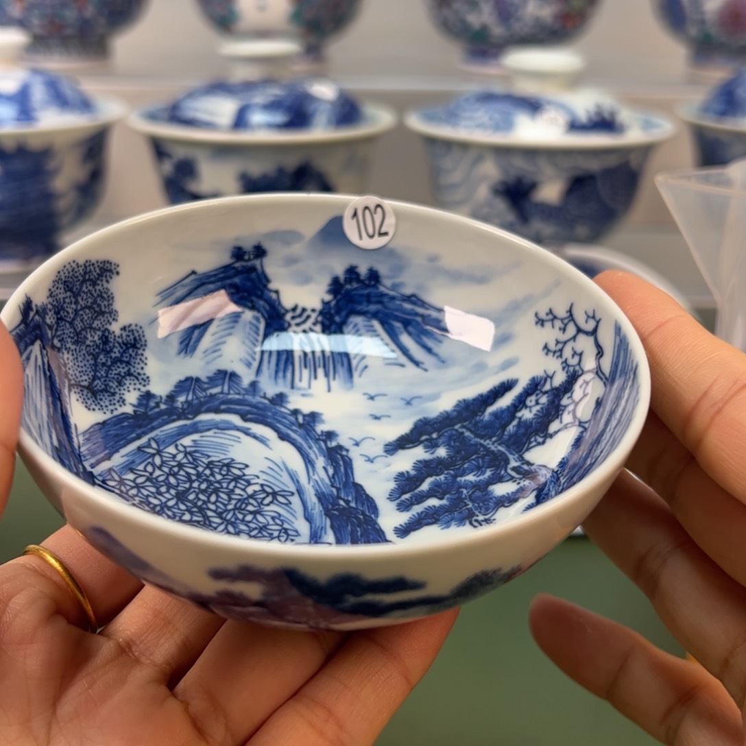 杯木木景德镇纯手绘茶具102