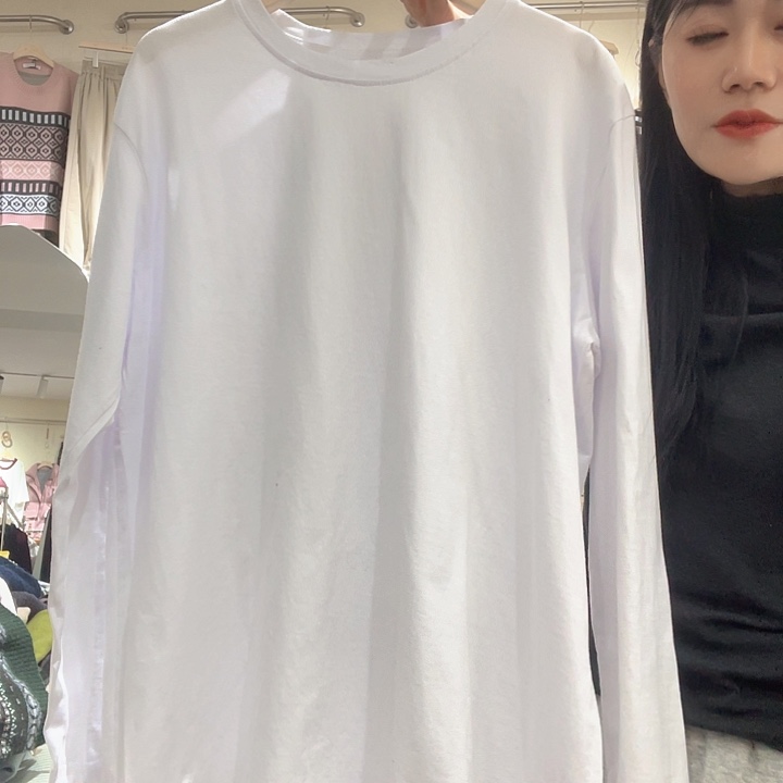 大瑶瑶同款白色打底大t