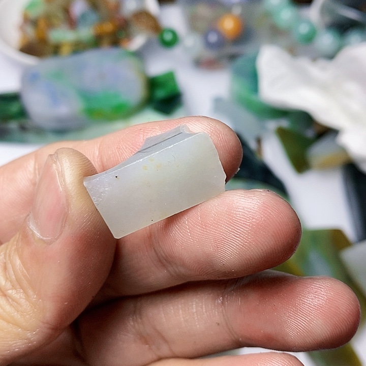 翡翠散珠天然翡翠A货