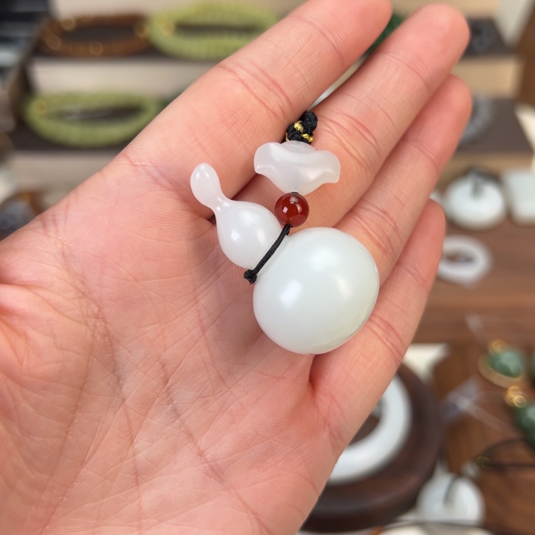 和田玉（白玉）未镶嵌颈饰25.3g