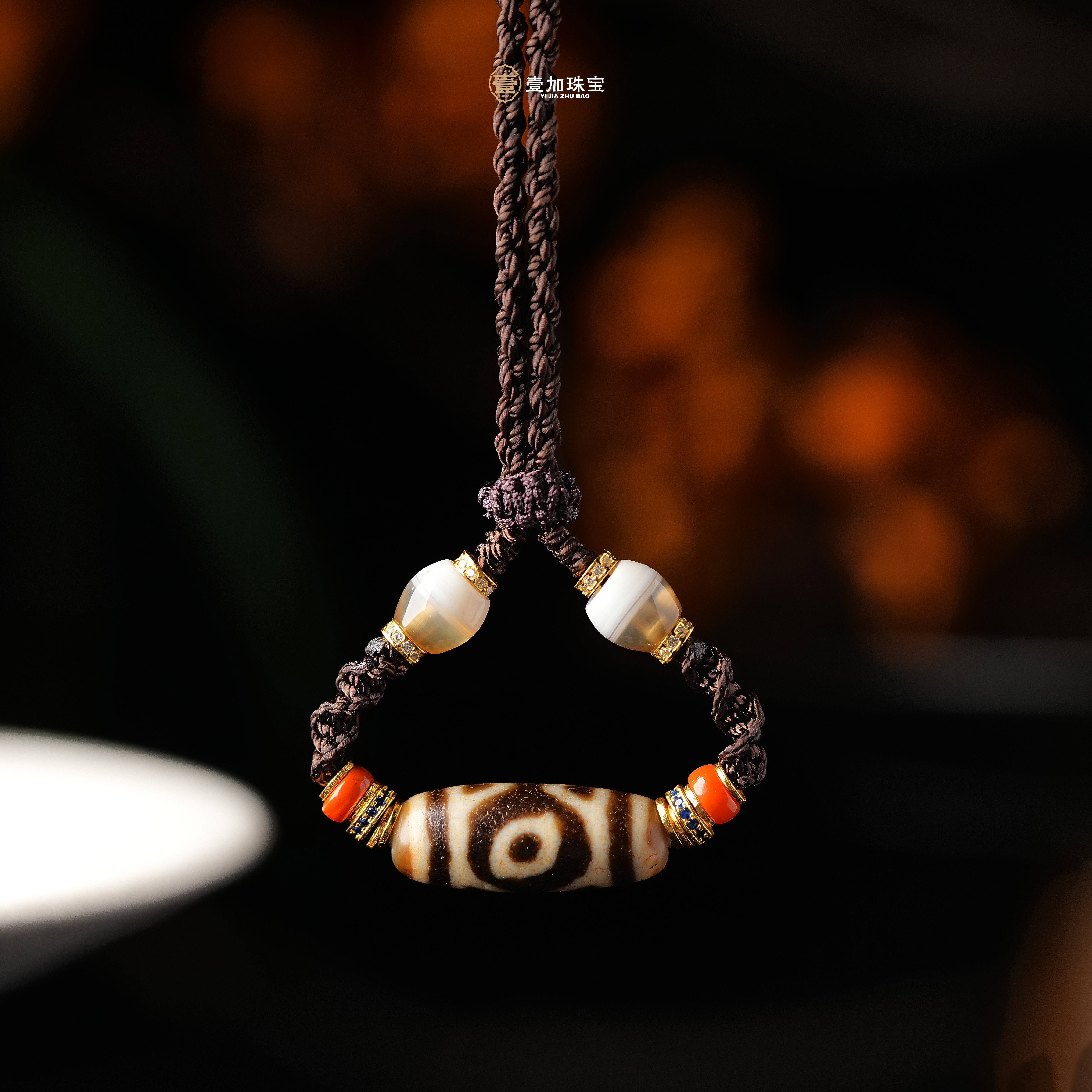 壹加师姐|手工设计金刚凤二眼锁骨链多样性发一2950R