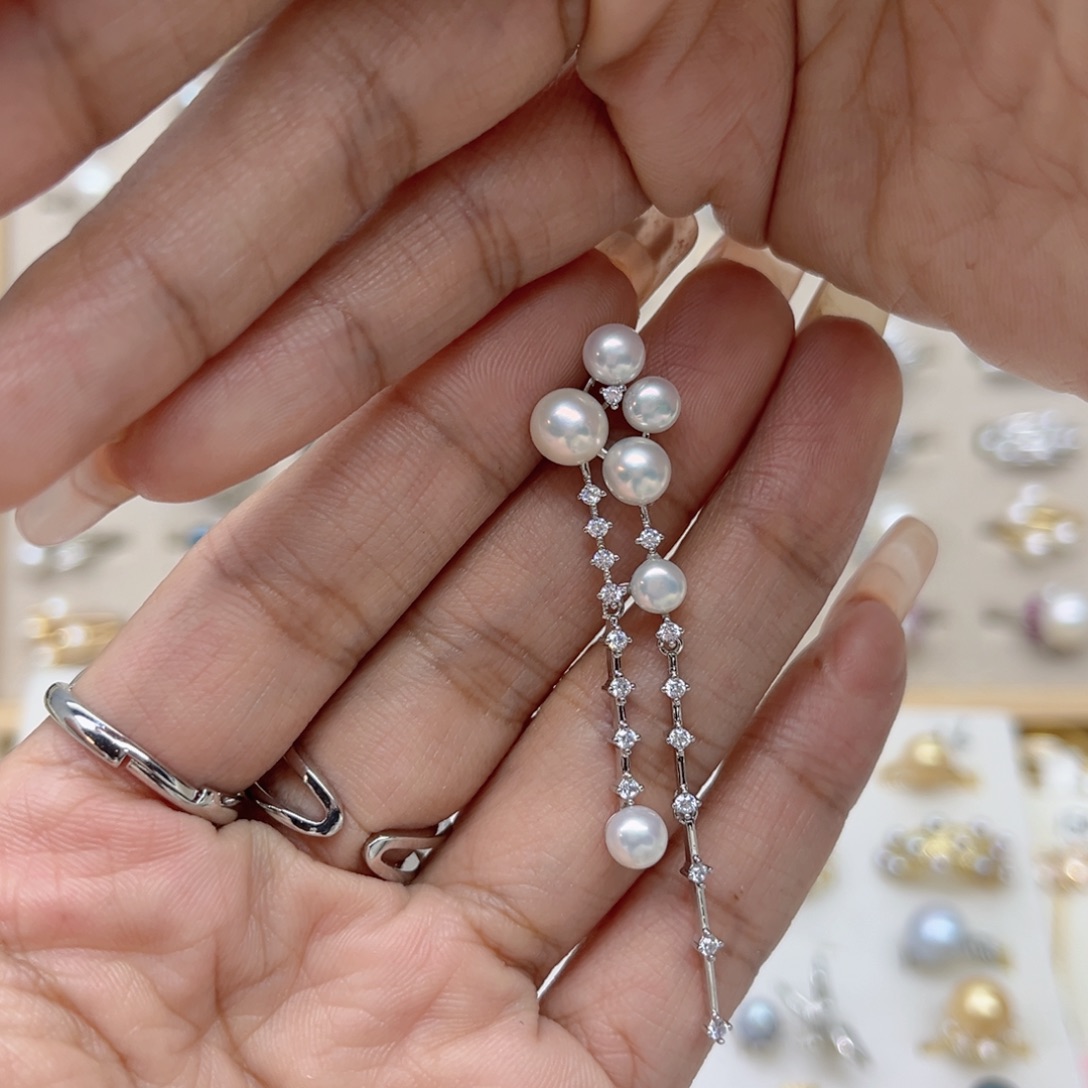 蛋****淡水珍珠戒指合金