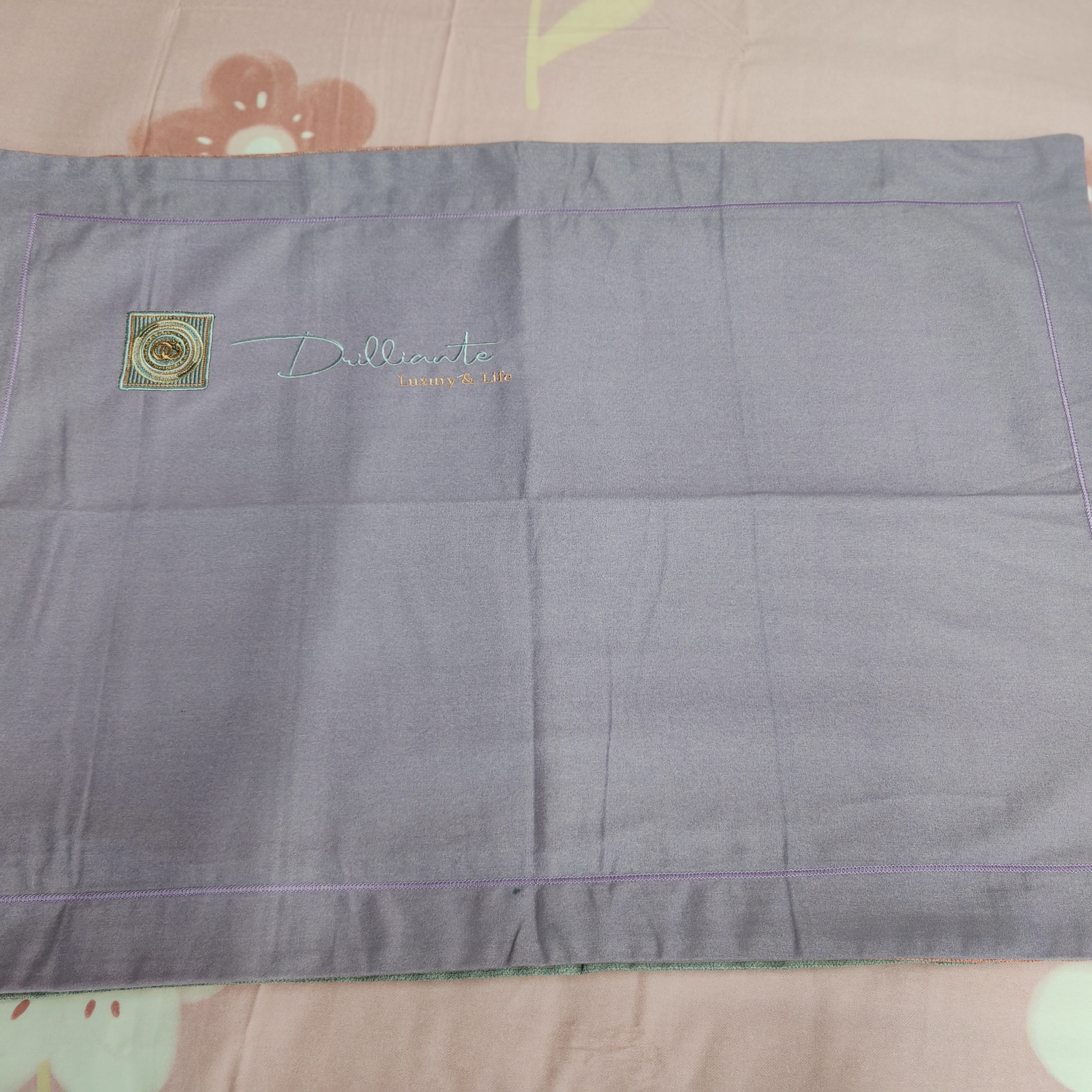 全棉宽边灰色绿色金梳棉枕套100%全棉不起球吸汗透气用着超舒服