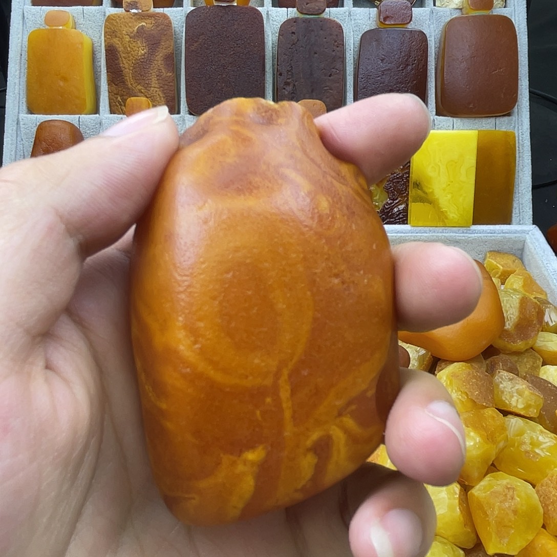 定制蜜蜡未镶嵌天然蜜蜡