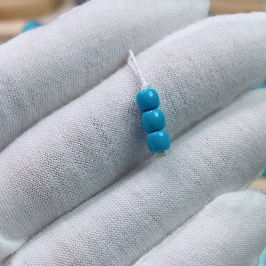 绿松石未镶嵌珠宝奇石4.6mm