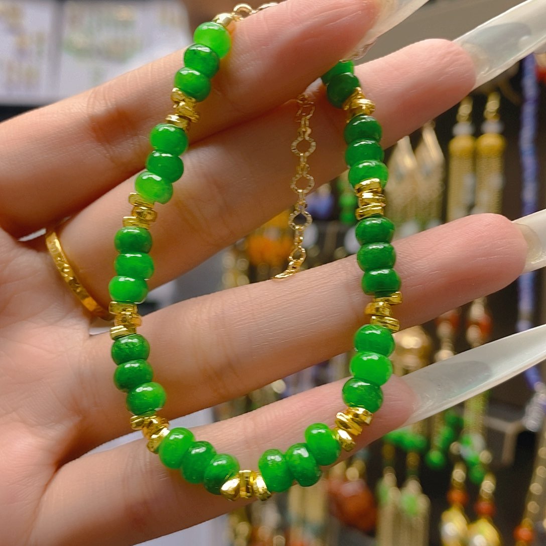 翡翠合金耳饰翡翠