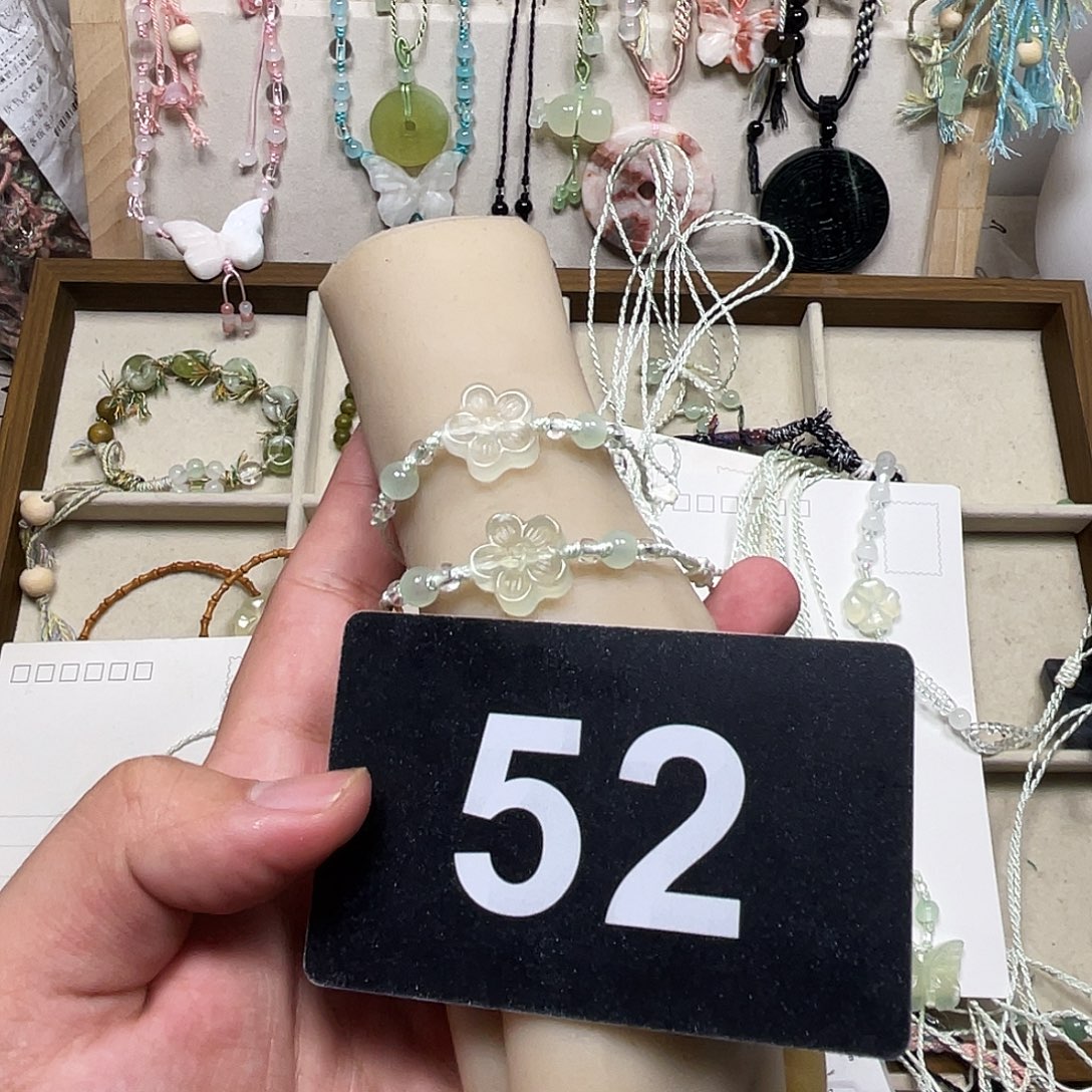 蛇纹石玉合金颈饰