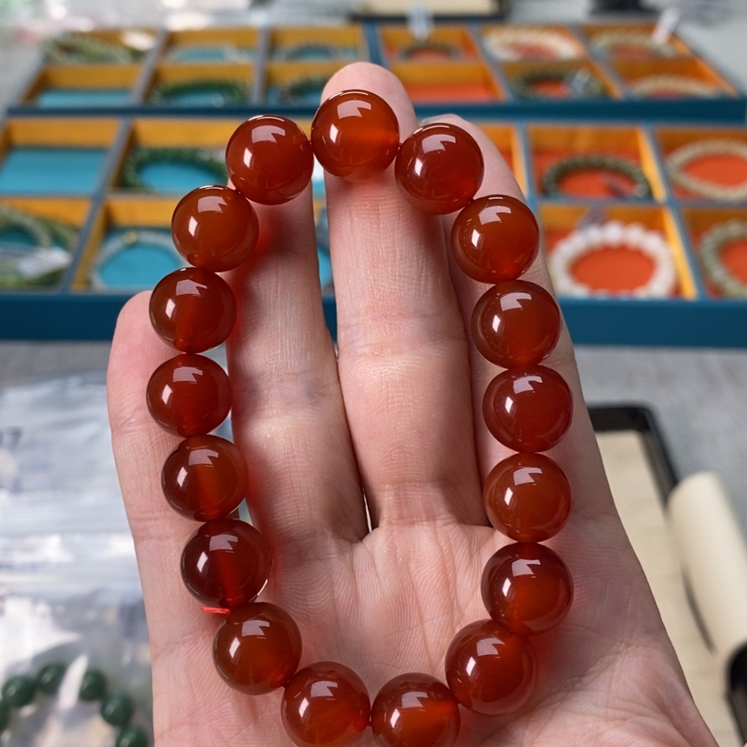 玛瑙/玉髓手链未镶嵌A19