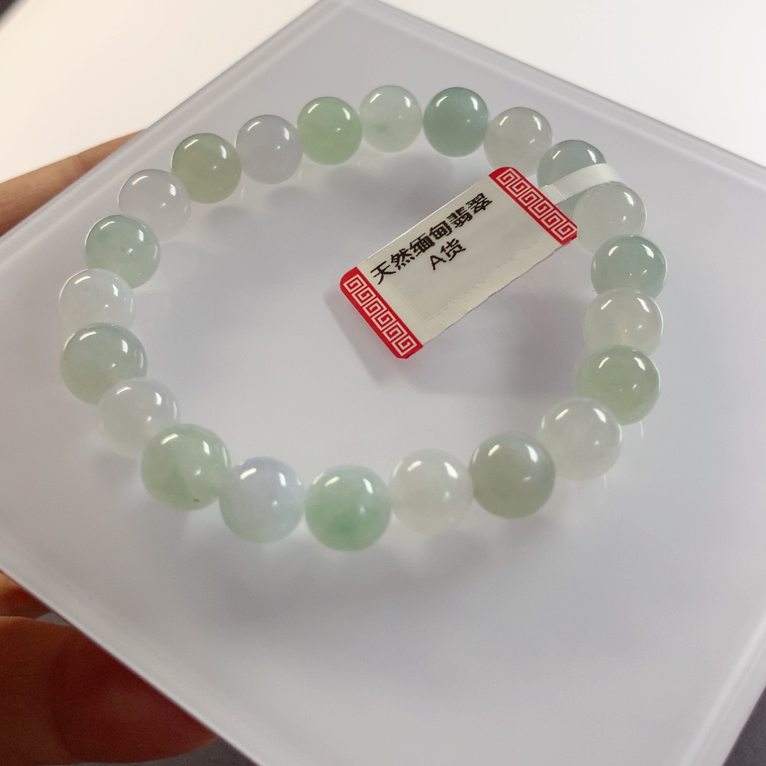 翡翠未镶嵌颈饰手串
